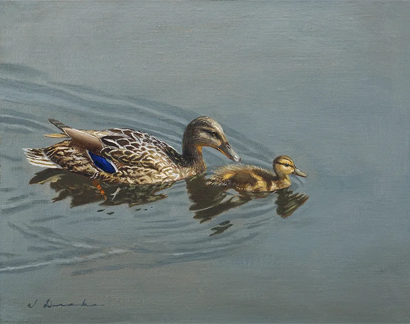 Mother's Day - oil, 11 x 14"