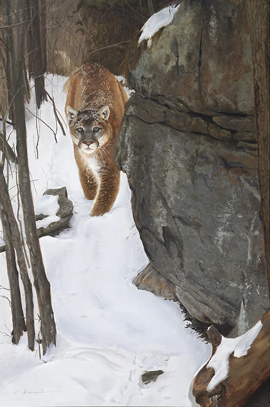 Close Encounter - oil on panel, 36 x 24"