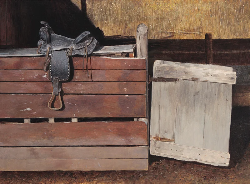 Saddle Up - 18 x 24", oil Sold