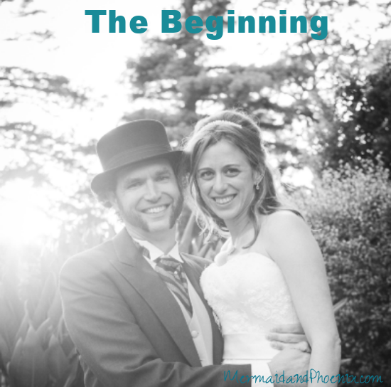  Sari and Nathan on their wedding day. (Photo: Jessamyn Harris )
