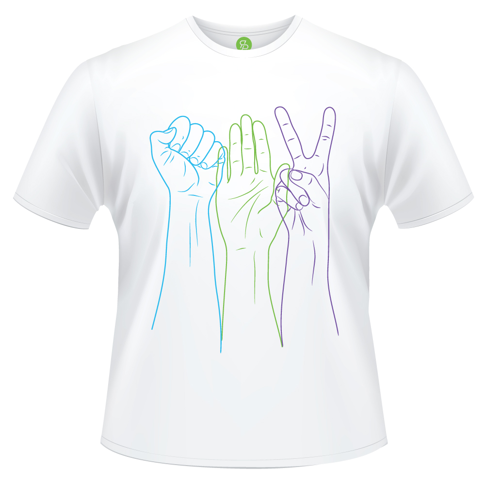 ROCK PAPER SCISSORS - Hands Tee