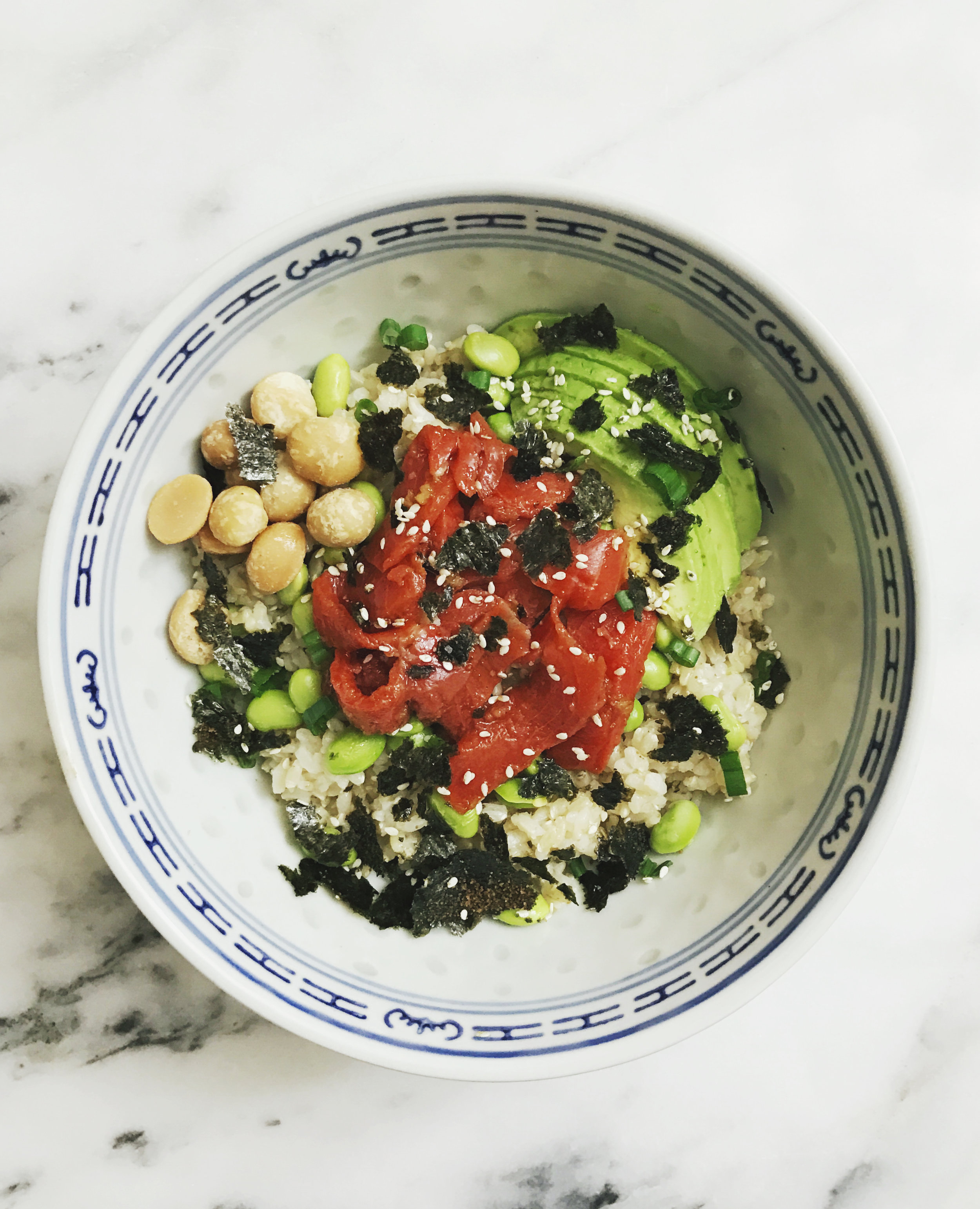SMOKED SALMON "POKE" BOWL