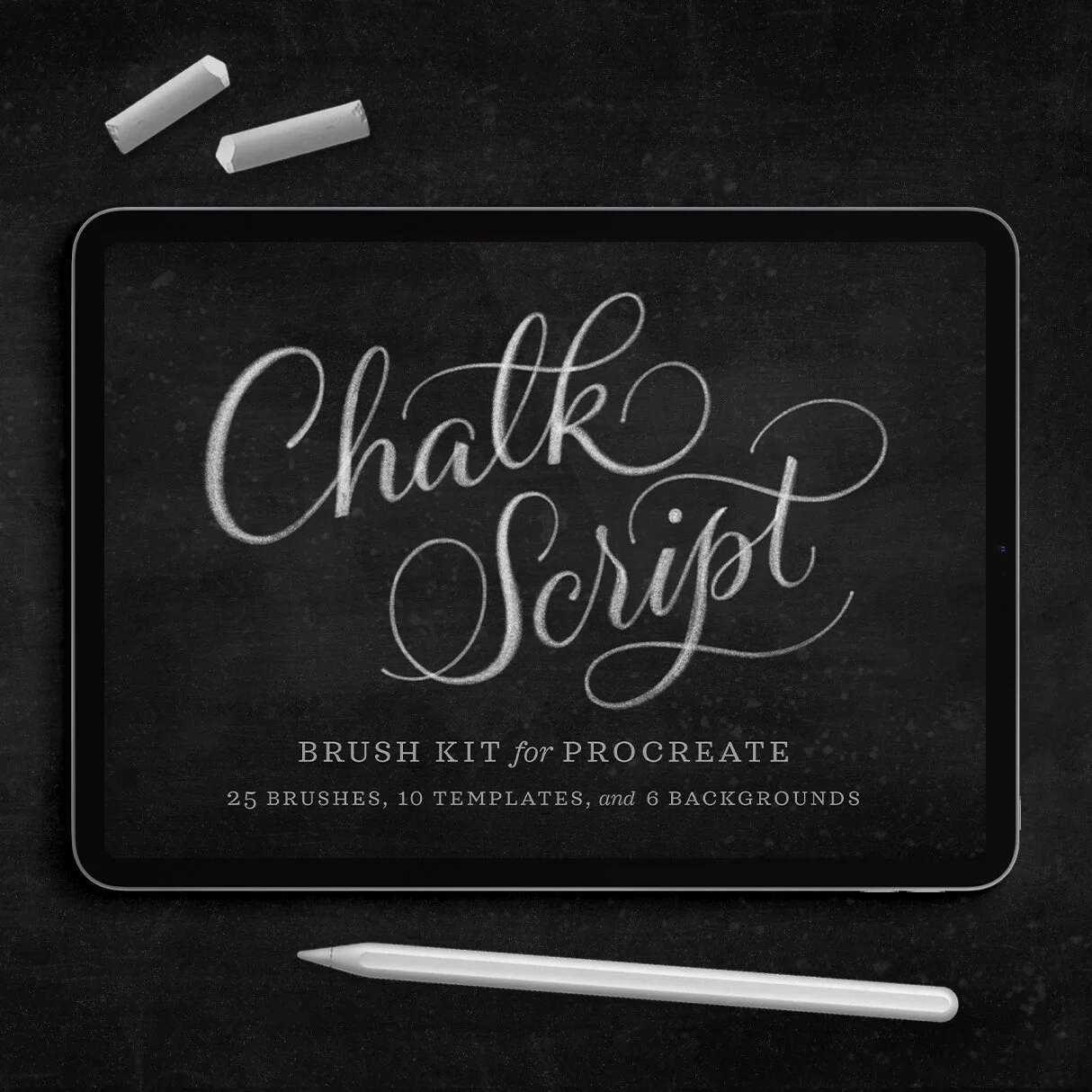 Chalk Script Procreate Kit