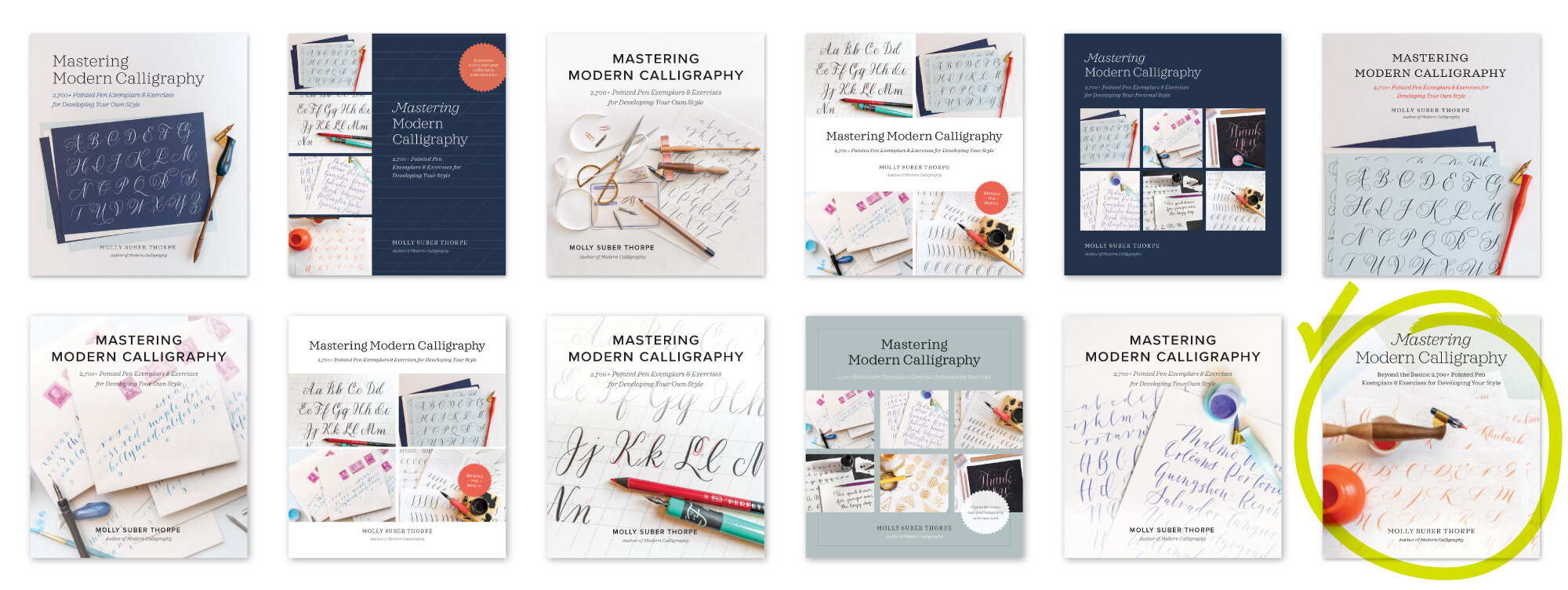 A Book Cover Story: The Design Process of Mastering Modern Calligraphy