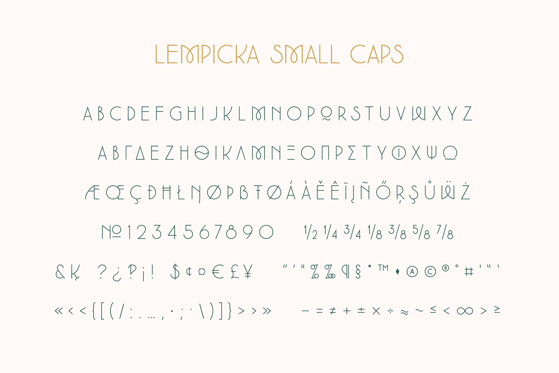 Lempicka Font Duo Vector Pack Molly Suber Thorpe