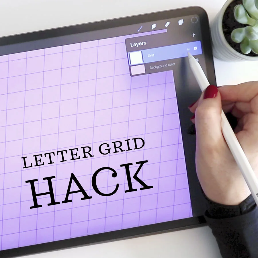 Procreate Letter Guide Hack