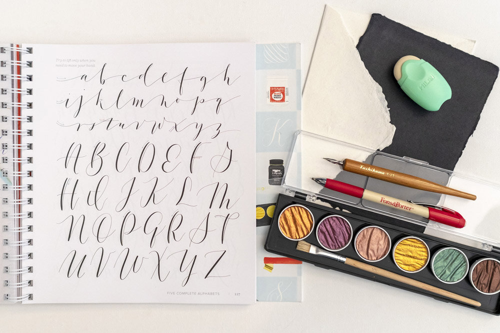 Using Brush Pens for Calligraphy + A Collection of Worksheets – The  Postman's Knock