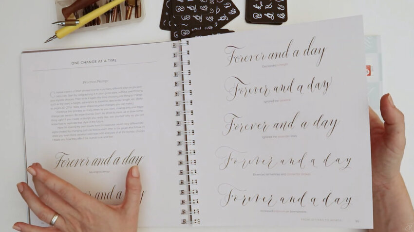 Inside Mastering Modern Calligraphy: What’s in the Book