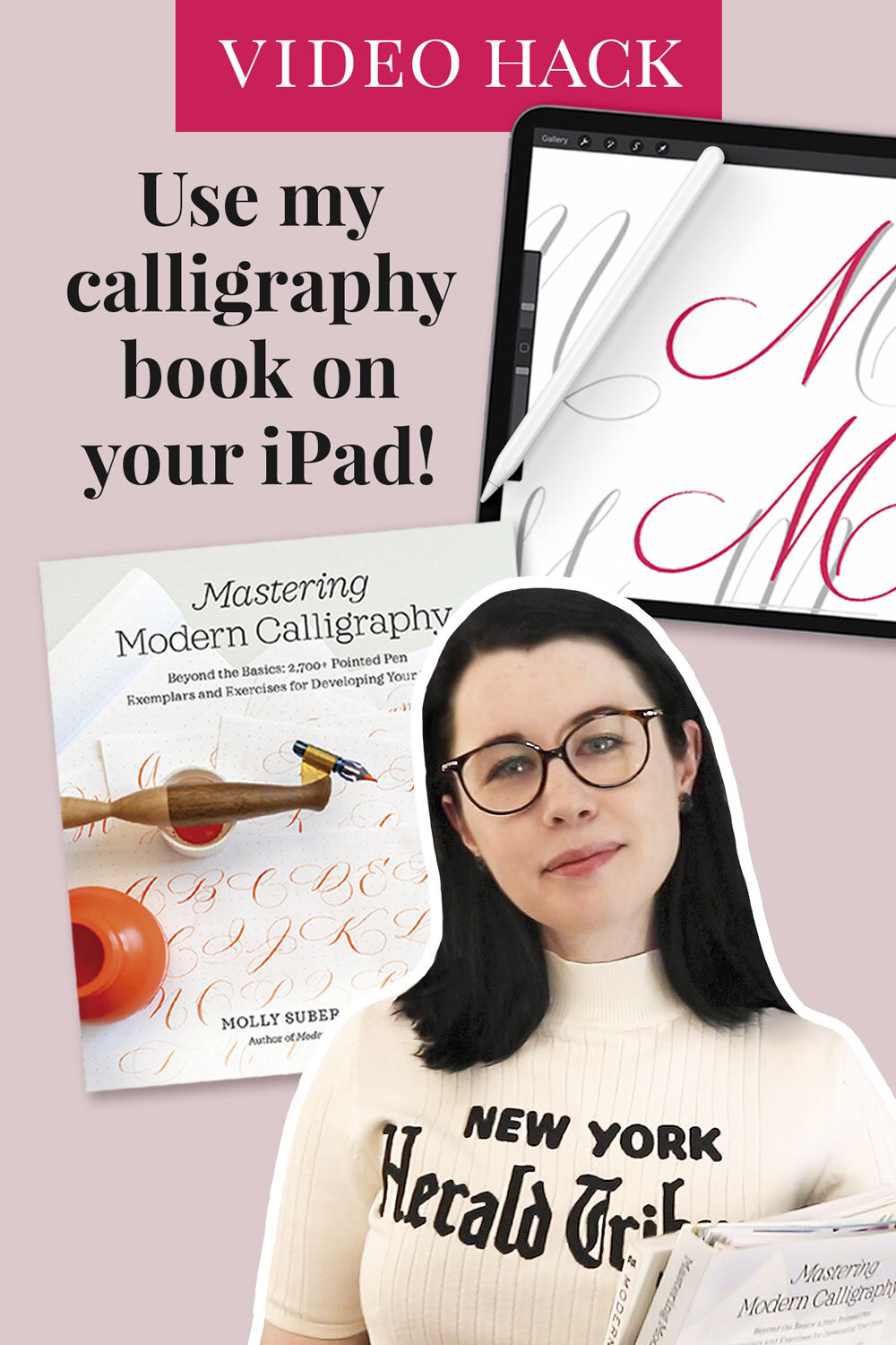 Calligraphy Book Practice on Your iPad – Easy Procreate Hack 