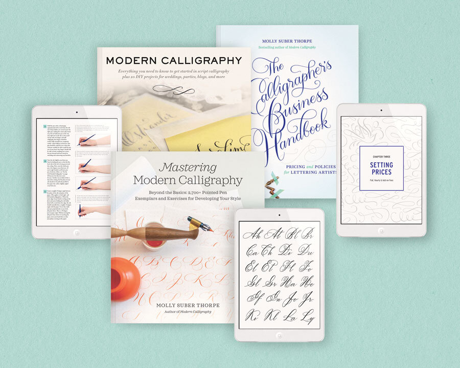 Calligraphy Books  Molly Suber Thorpe