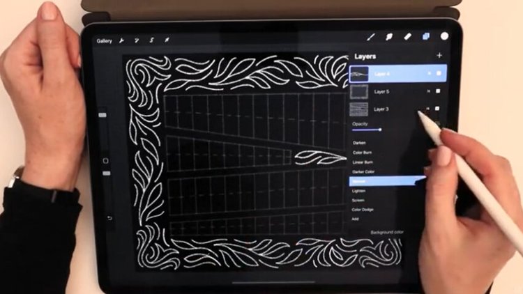Video Tutorial: Procreate Chalk Brush Lettering Brush Kit