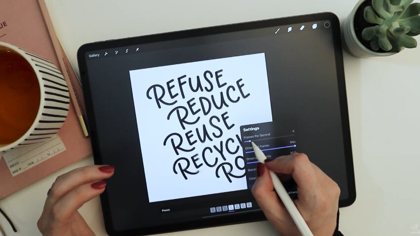 Video: How to Animate Lettering in Procreate | Molly Suber Thorpe