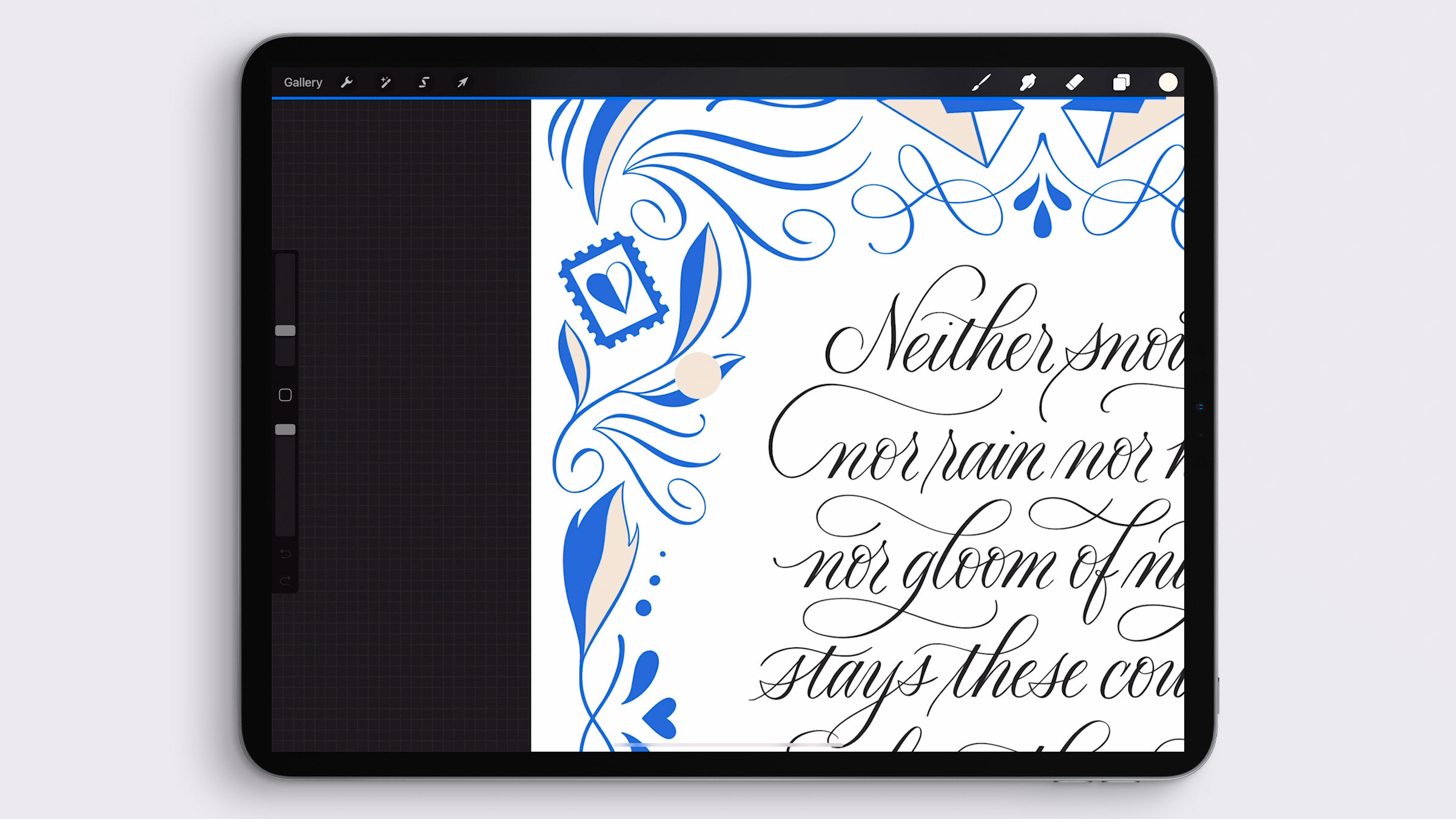 Turn your iPad into a lightbox - iPad Calligraphy