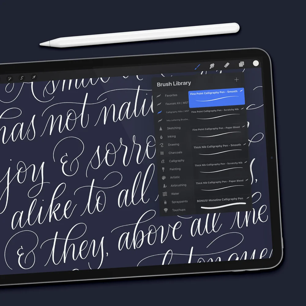 iPad Calligraphy Tools, Brushes & Apps Molly Suber Thorpe