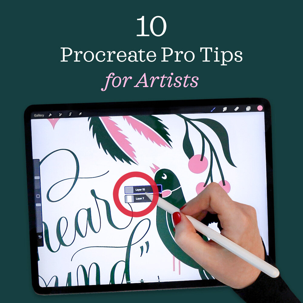 10+ Procreate Hacks &amp; Shortcuts for Lettering Artists &amp; Illustrators