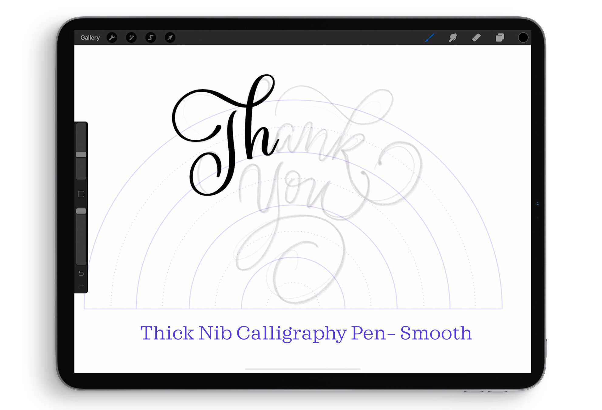 Thick Nib Pen, Smooth
