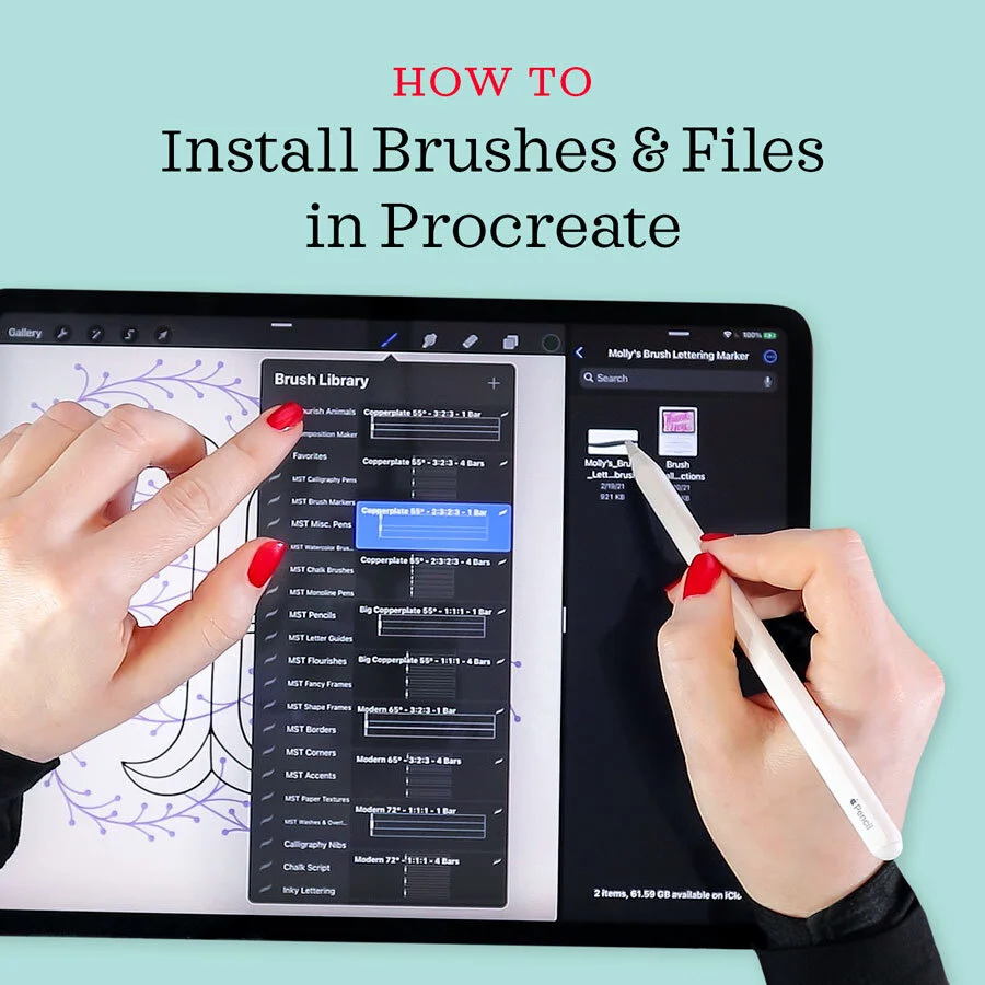 How to Install Brushes & Files in Procreate