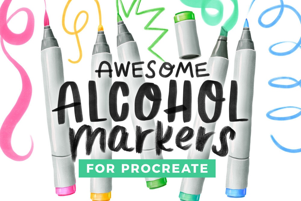 Awesome Alcohol Markers by Lisa Bardot