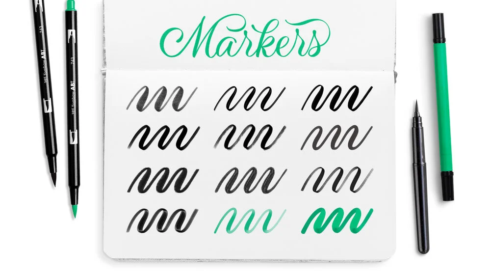 Outline Markers, Outline Pens, Silver Markers With Coloured Outlines, Hand  Lettering, Pen Set, Creative Gift Idea, Novelty Pens 