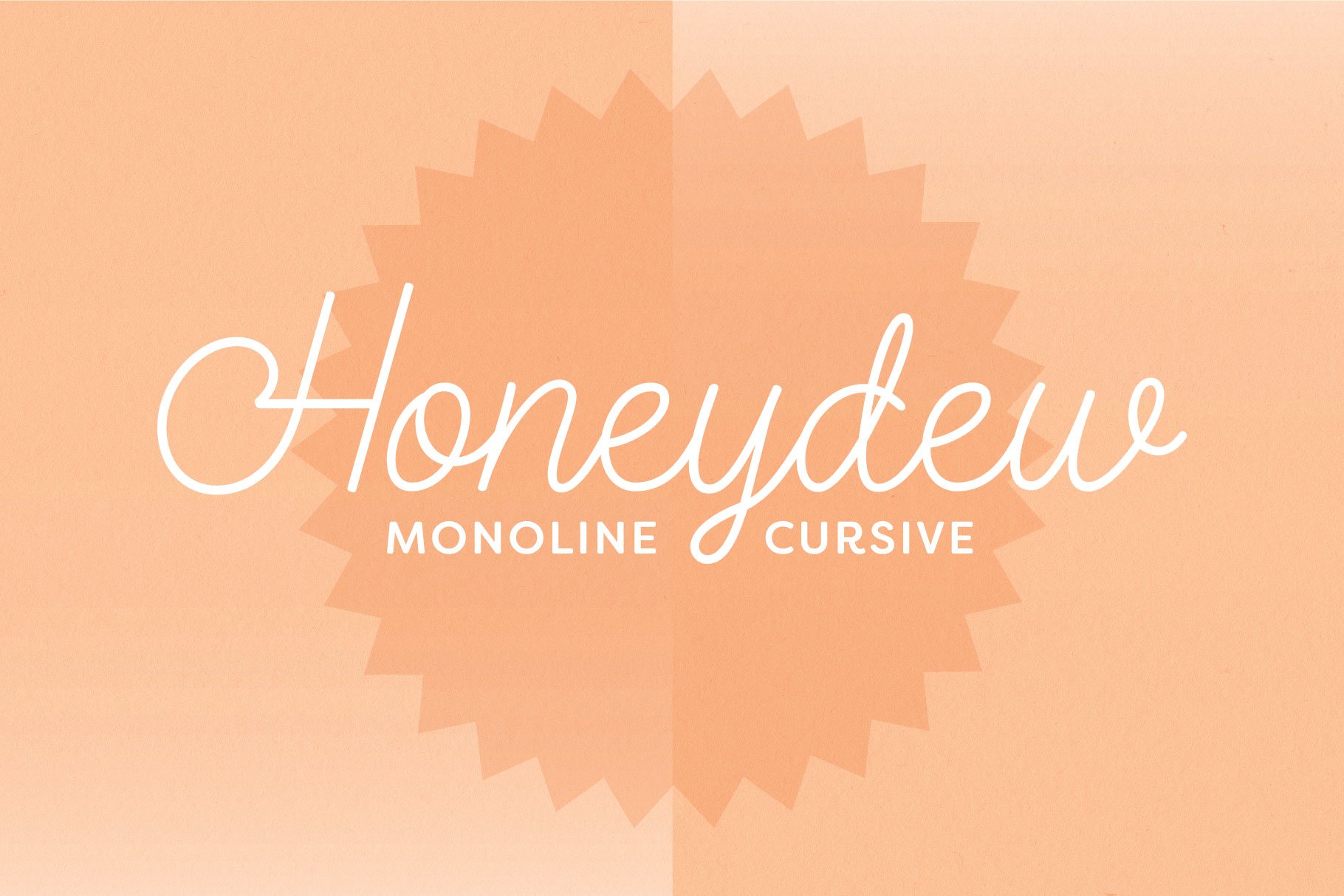 Honeydew Monoline Cursive Font