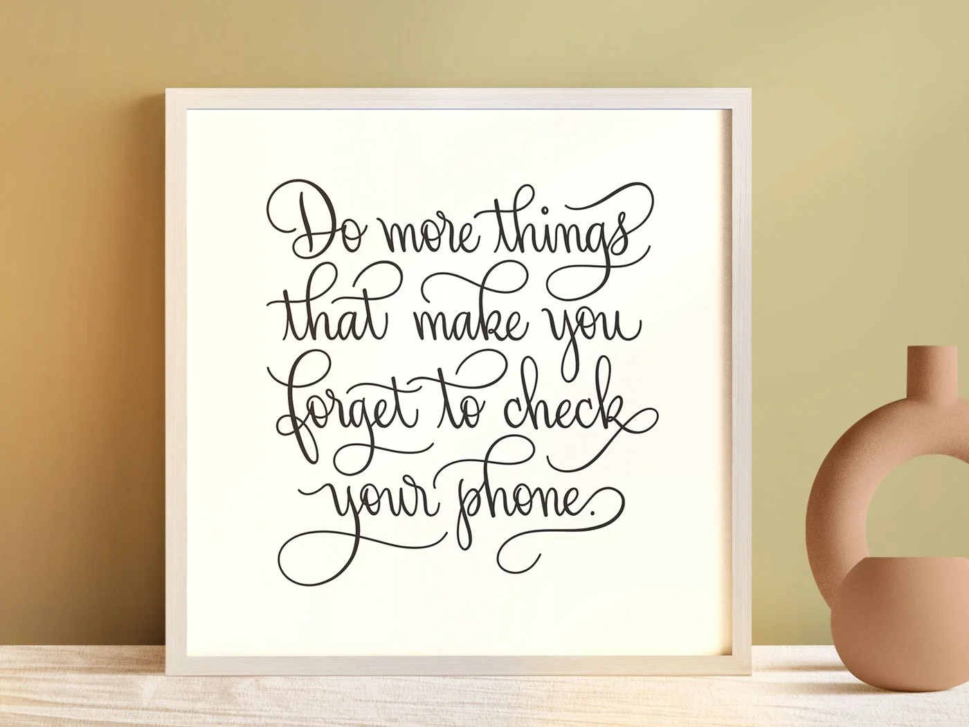 Do More Things Calligraphy Print – Digital Download | Molly Suber