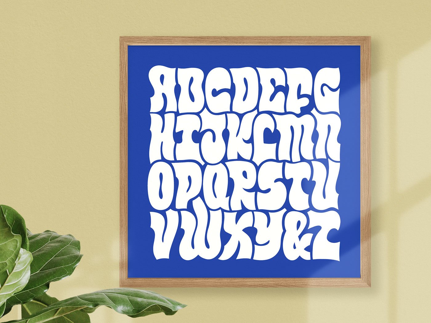 Groovy Alphabet Lettering Print – Digital Download | Molly Suber.