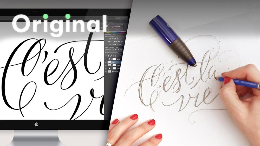 Digitizing Calligraphy from Sketch to Vector