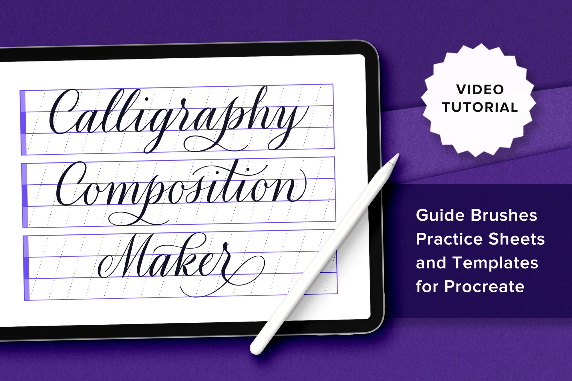 Calligraphy for Beginners Lettering Practice Book : Graph Paper