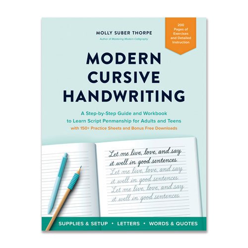 Let's Learn Cursive Handwriting Workbook for Teens: Exercises to  Learn,Practice,and Improve The Hand Lettering,Modern Calligraphy Workbook  for Adults