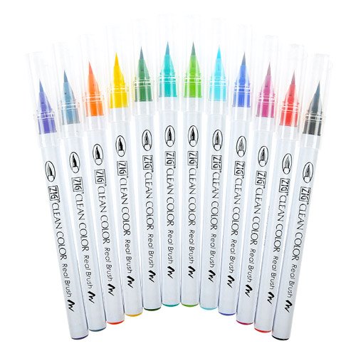 Zig Clean Color Brush Marker Set