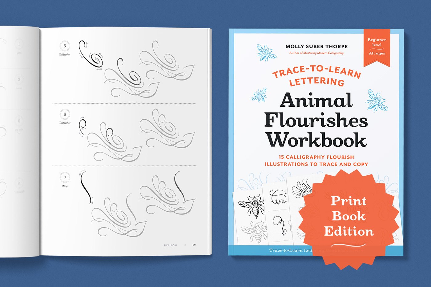 Animal Flourishes Workbook – Print Edition