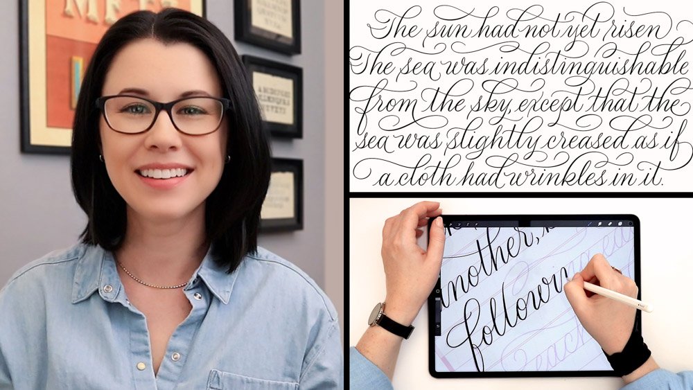 Design A Flourished Script Layout