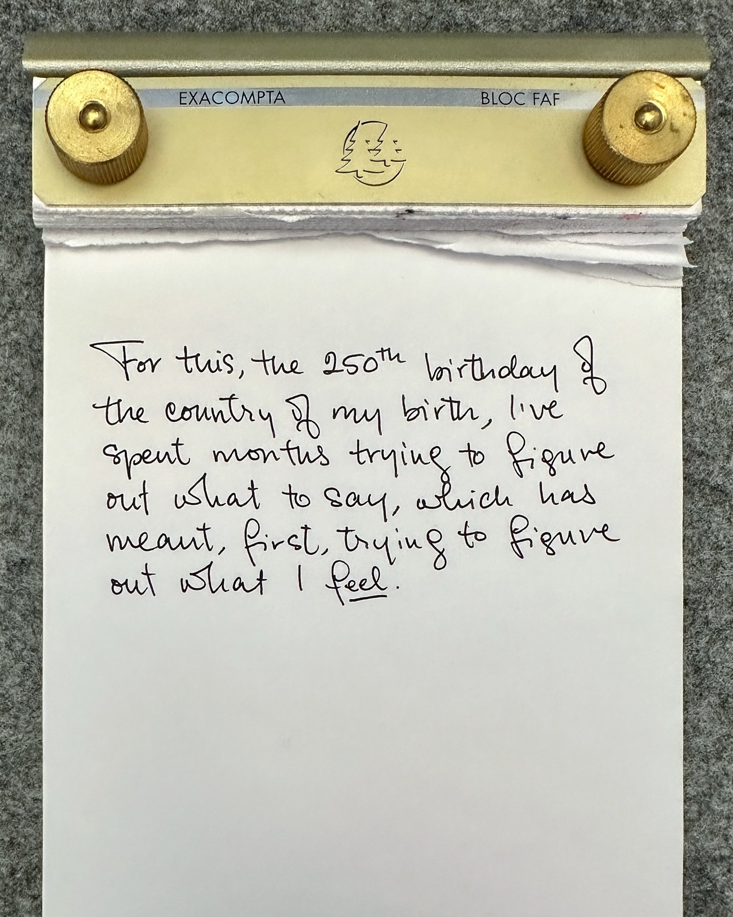 For this, the 250th birthday of the country of my birth, I&rsquo;ve spent months trying to figure out what to say, which has meant, first, trying to figure out what I feel.

When I think of the United States, the very first sensation is of BIGNESS. O