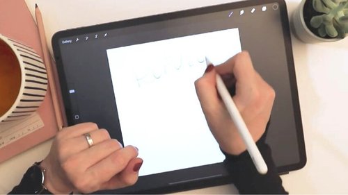 How to Animate Hand Lettering in Procreate: GIF and MP4