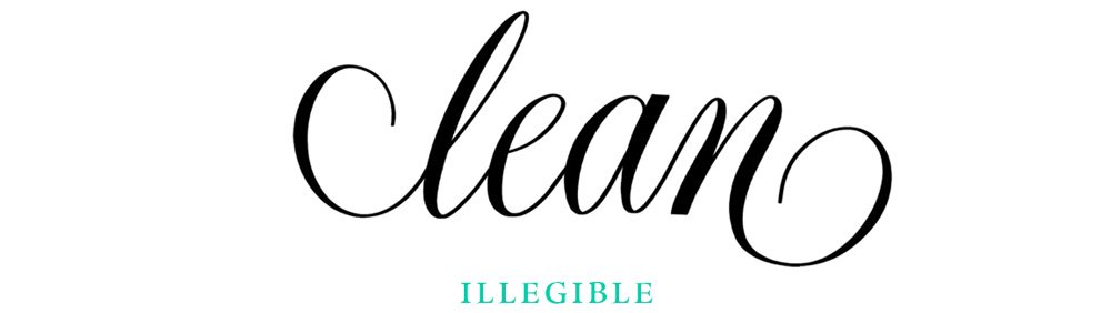 A word that’s illegible because of the flourishing