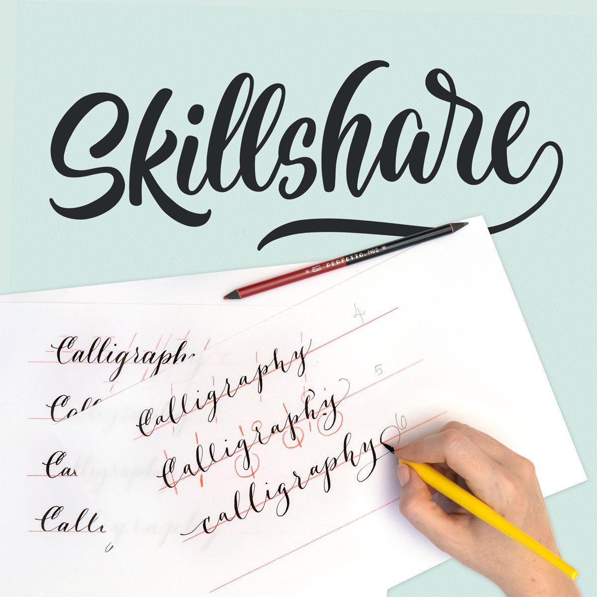 Skillshare calligraphy classes online with Molly Suber Thorpe