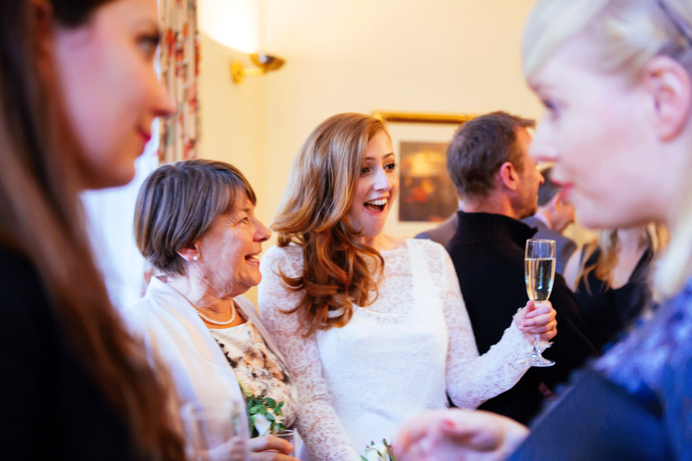 Wedding party photography