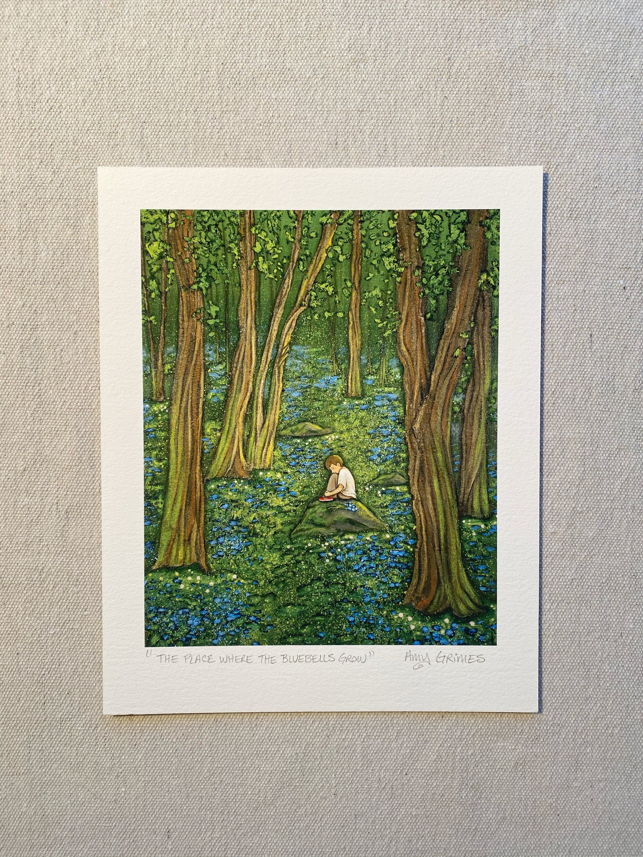 “The Place Where the Bluebells Grow” (8x10 Print)