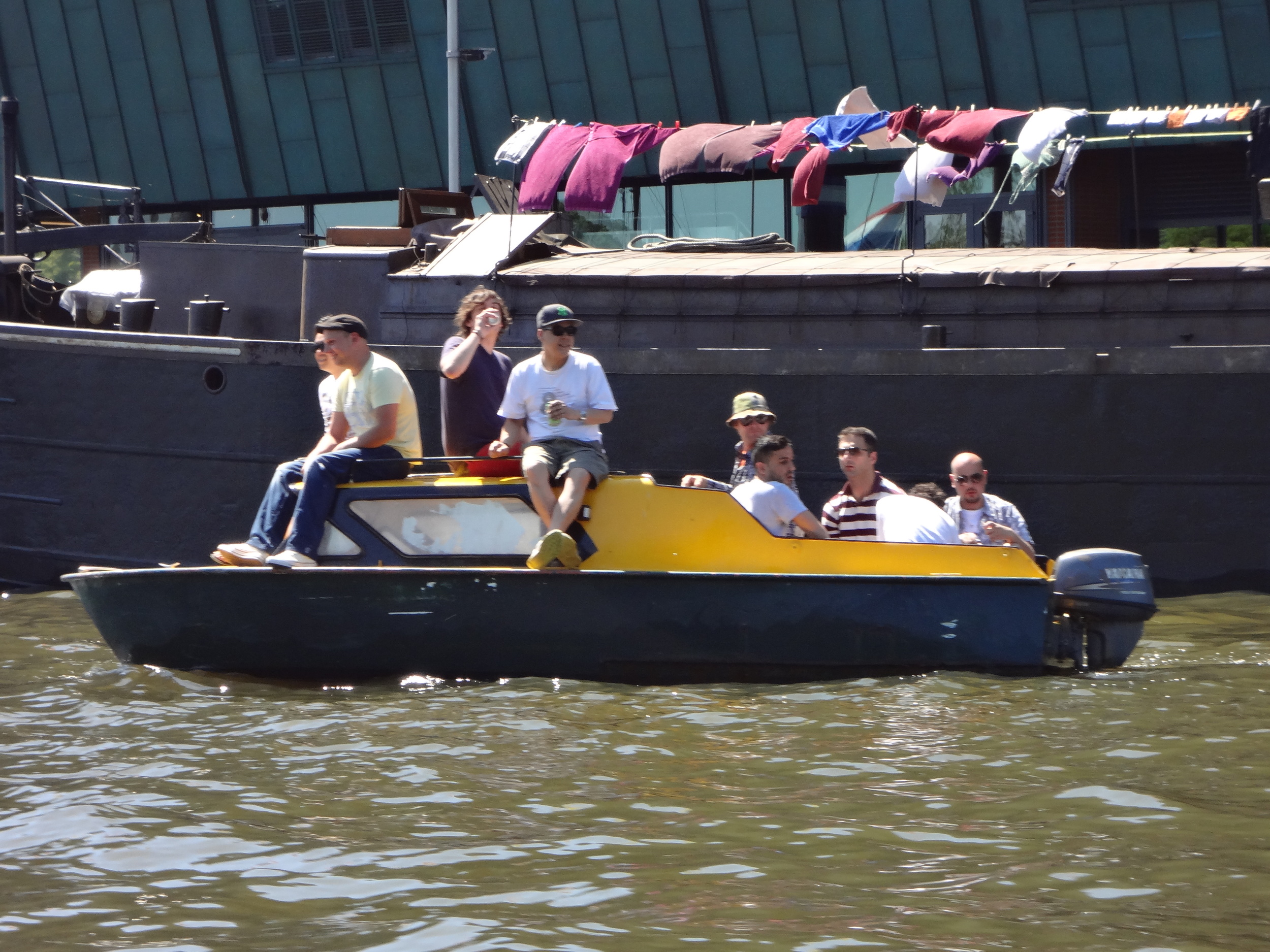 European "frat boys". But let me be clear, this was on a canal. I have no idea if any of these particular gentlemen would ever visit a brothel.