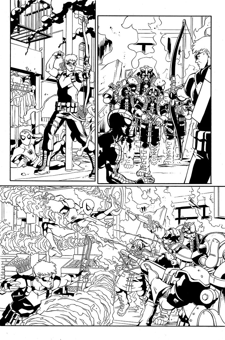 Spider-Man samples, page 2, CO Marvel Entertainment