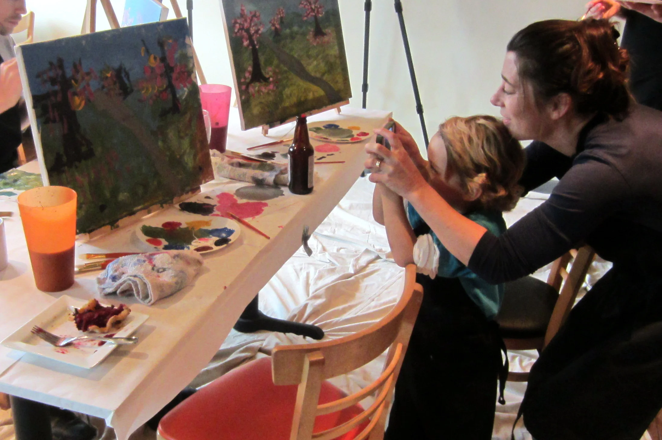  He's so proud of his masterpiece, he wanted to take a photo of it! 