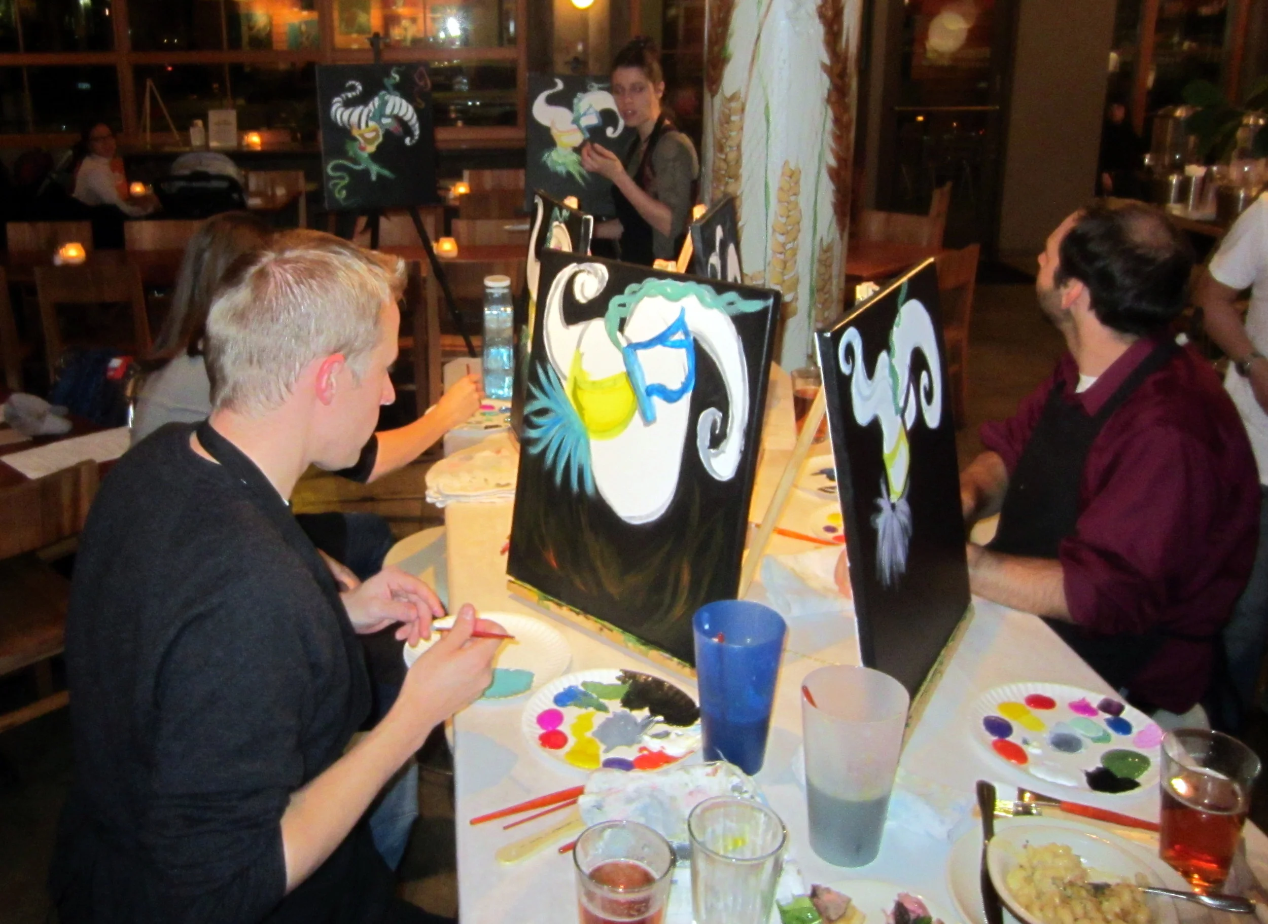  Starting to fill in the colors! 