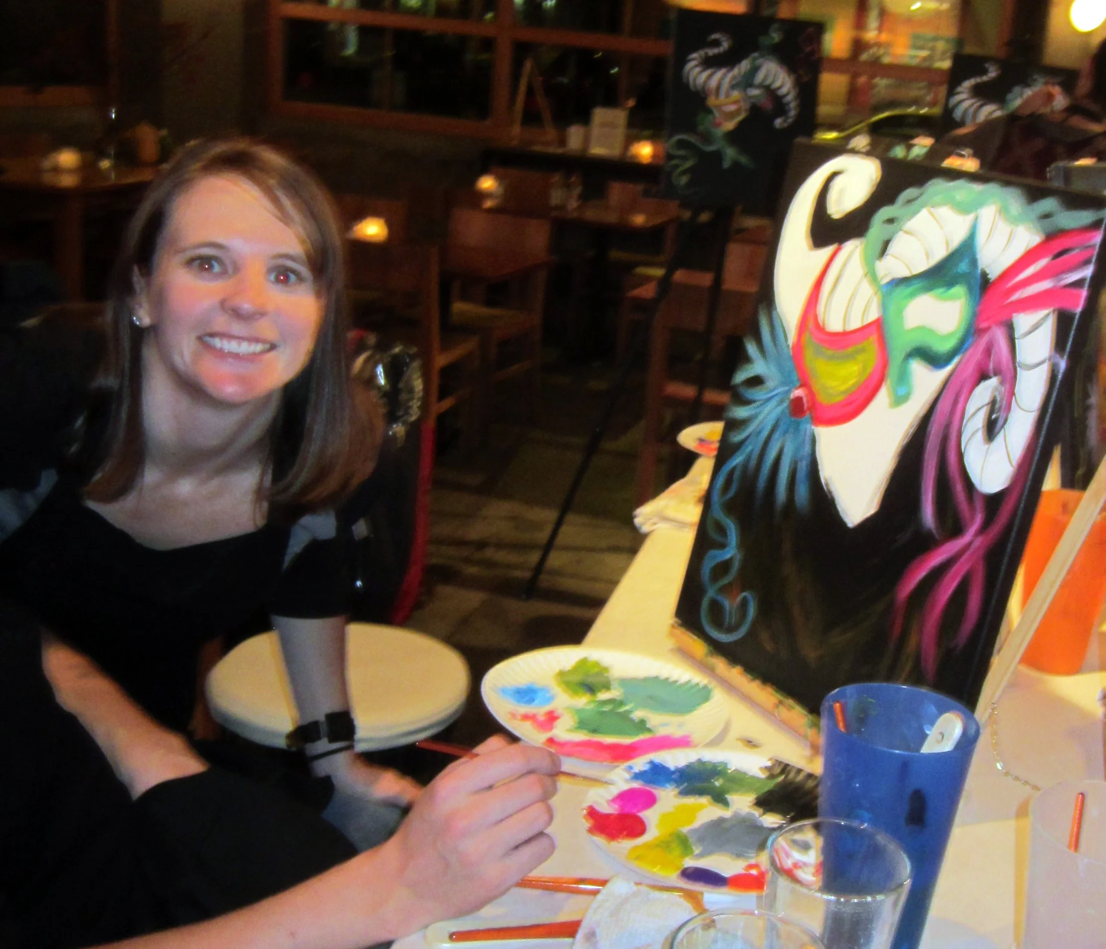  She's having a great time! 