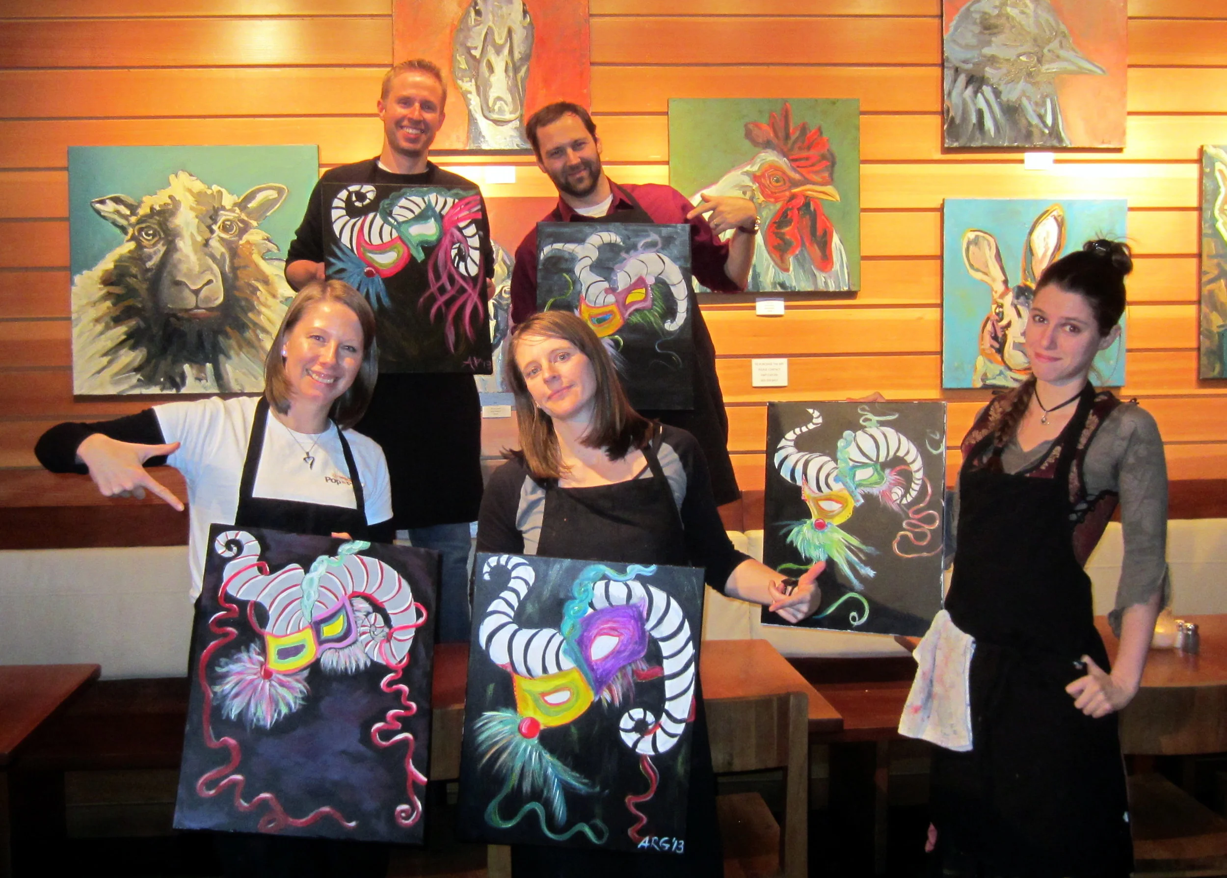  We are all so proud of our art! 