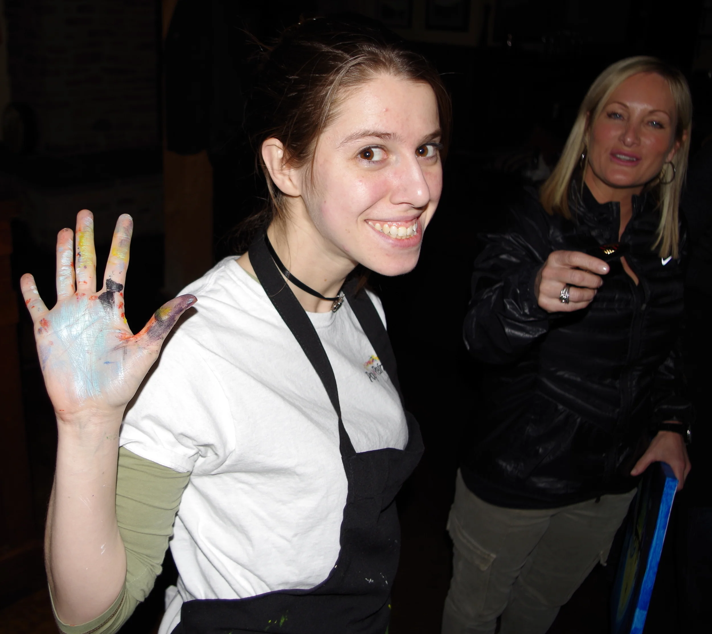 Its ok to finger paint if you want!