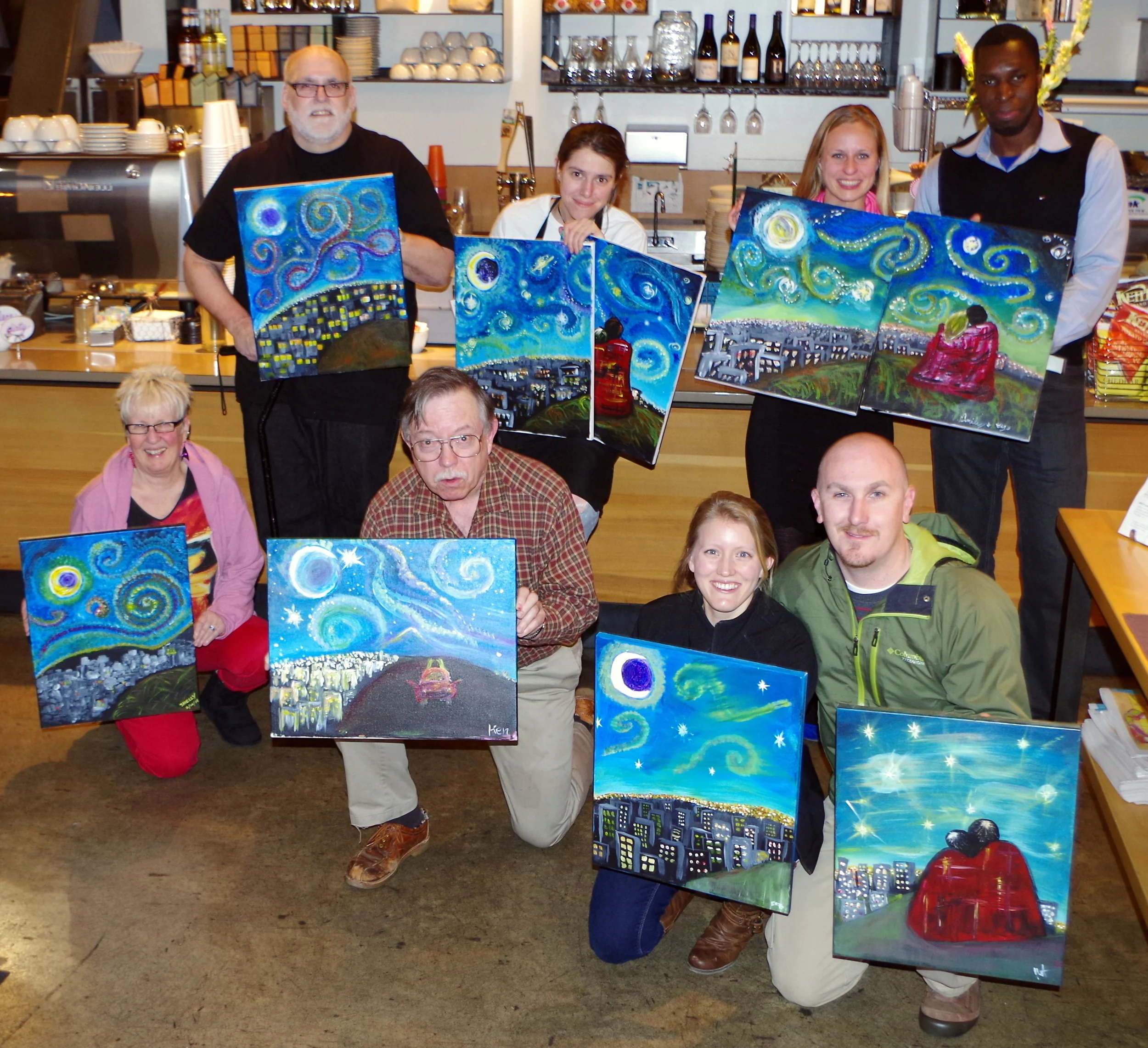 Cool light effect with the flash