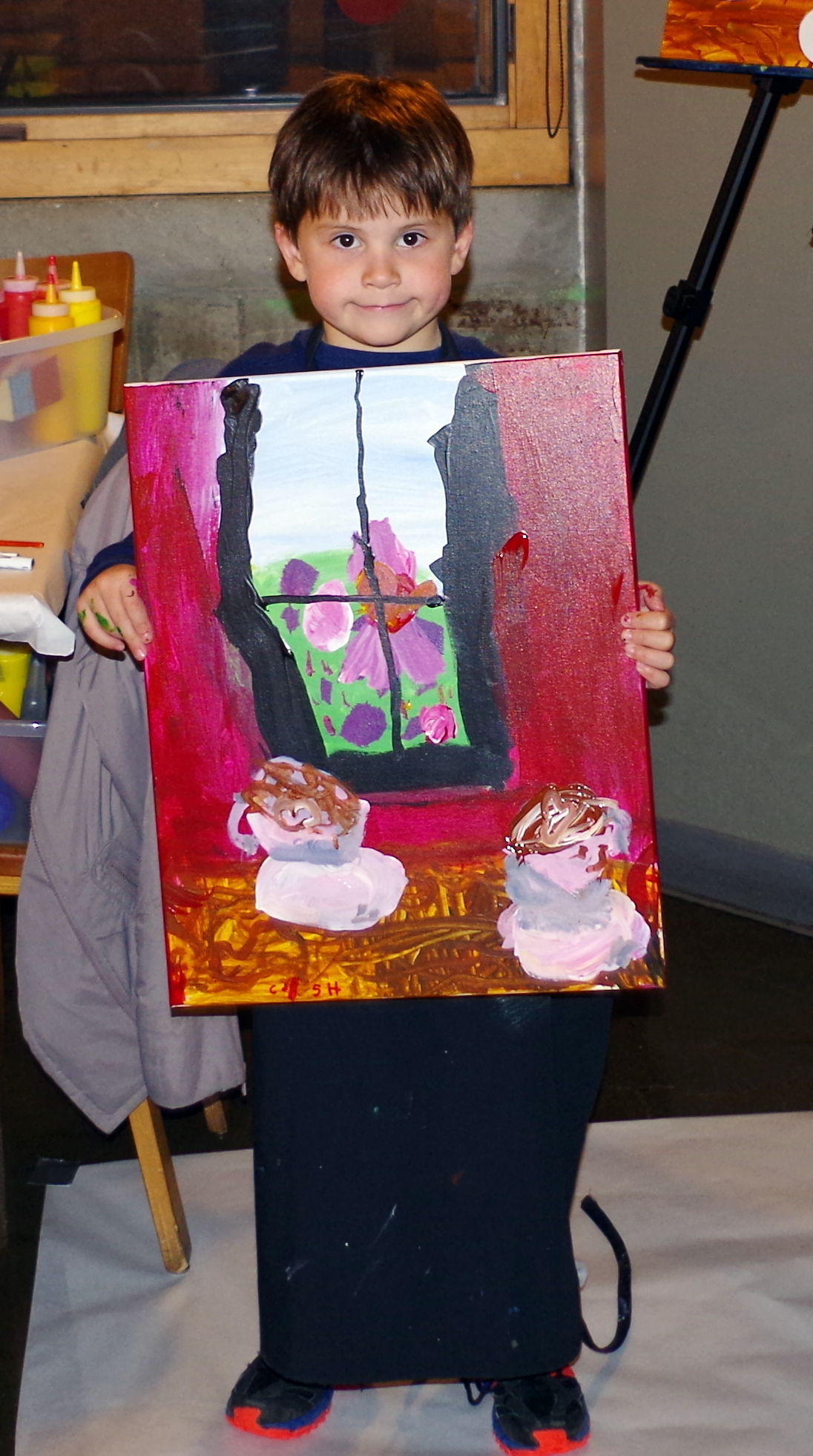 Fantastic job little man!