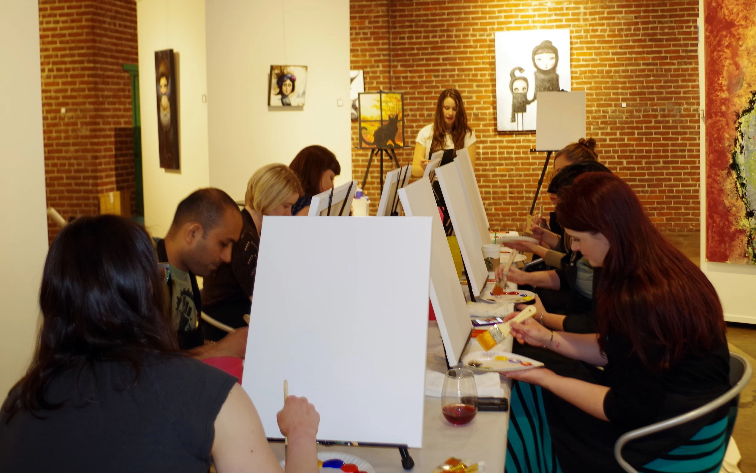 Introductions & getting started mixing paint!