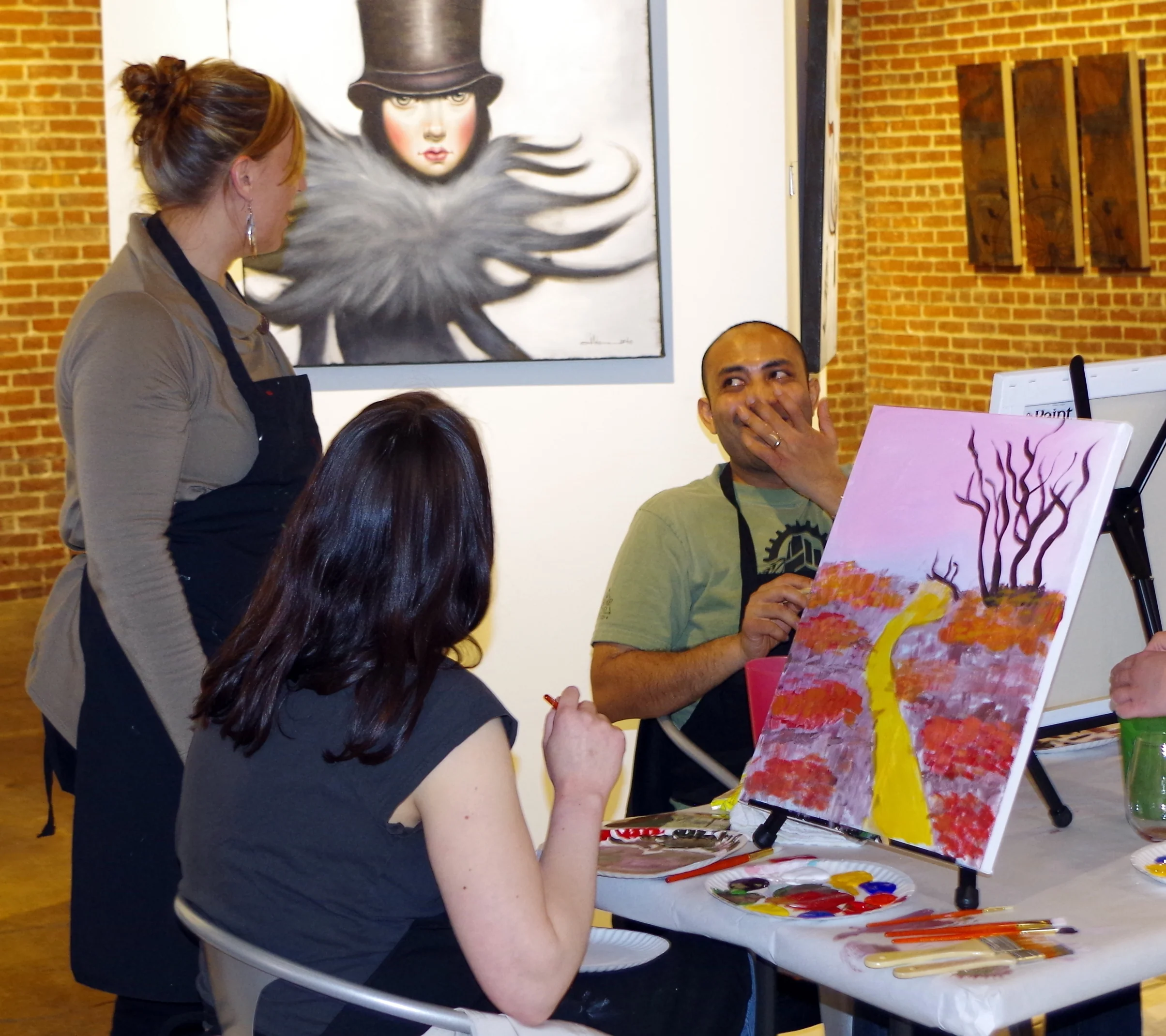 Socializing with others