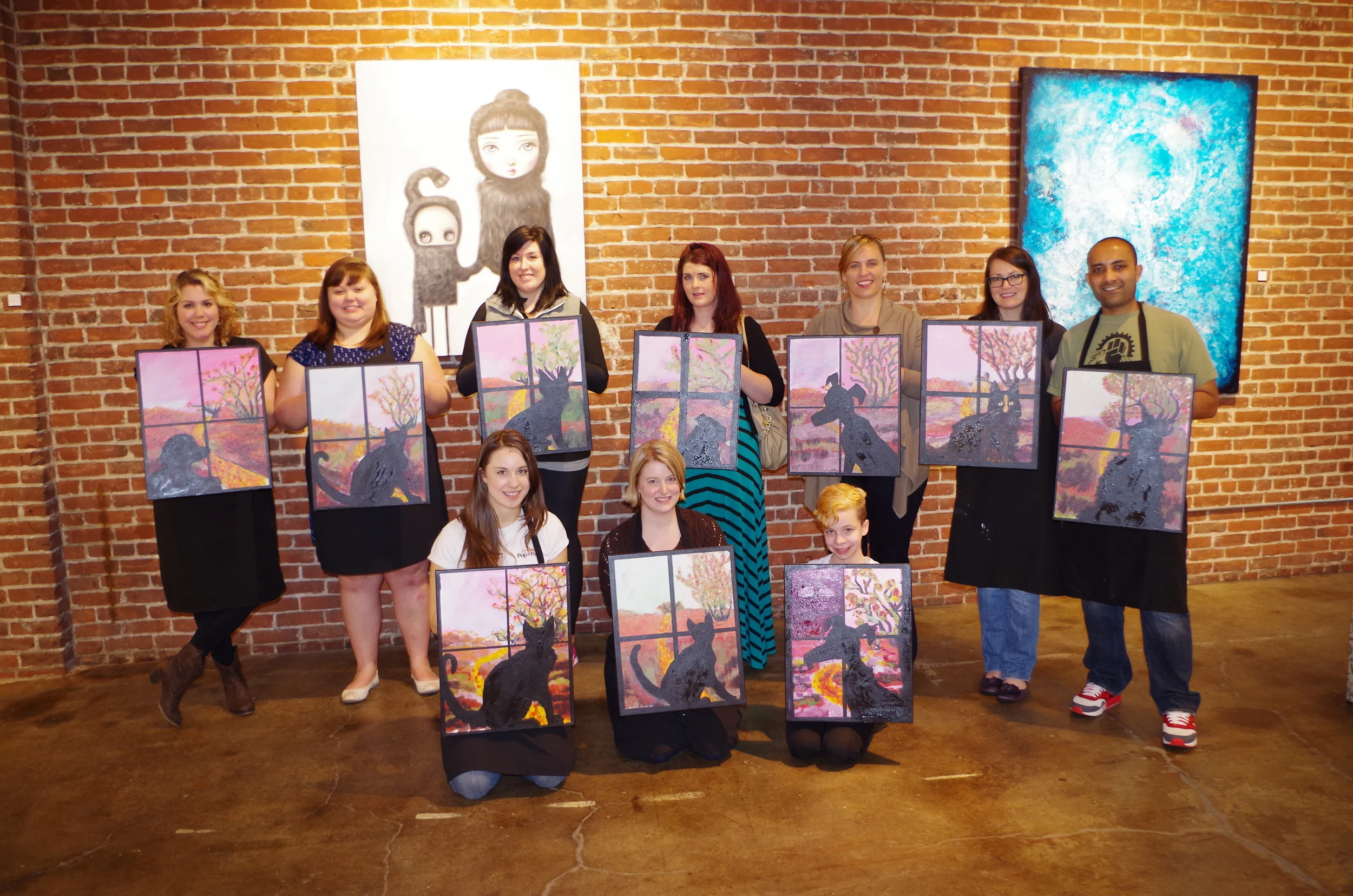 Everyone's masterpiece looks amazing!  Great job!